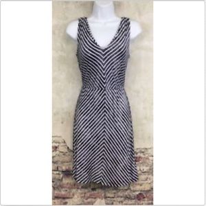 Alyx Limited Dress Sleeveless Blue White Chevron